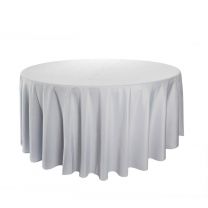 Tablecloth Round Anti-stain 280cm Grey