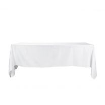 Tablecloth rectangular anti-stain 150x280cm White